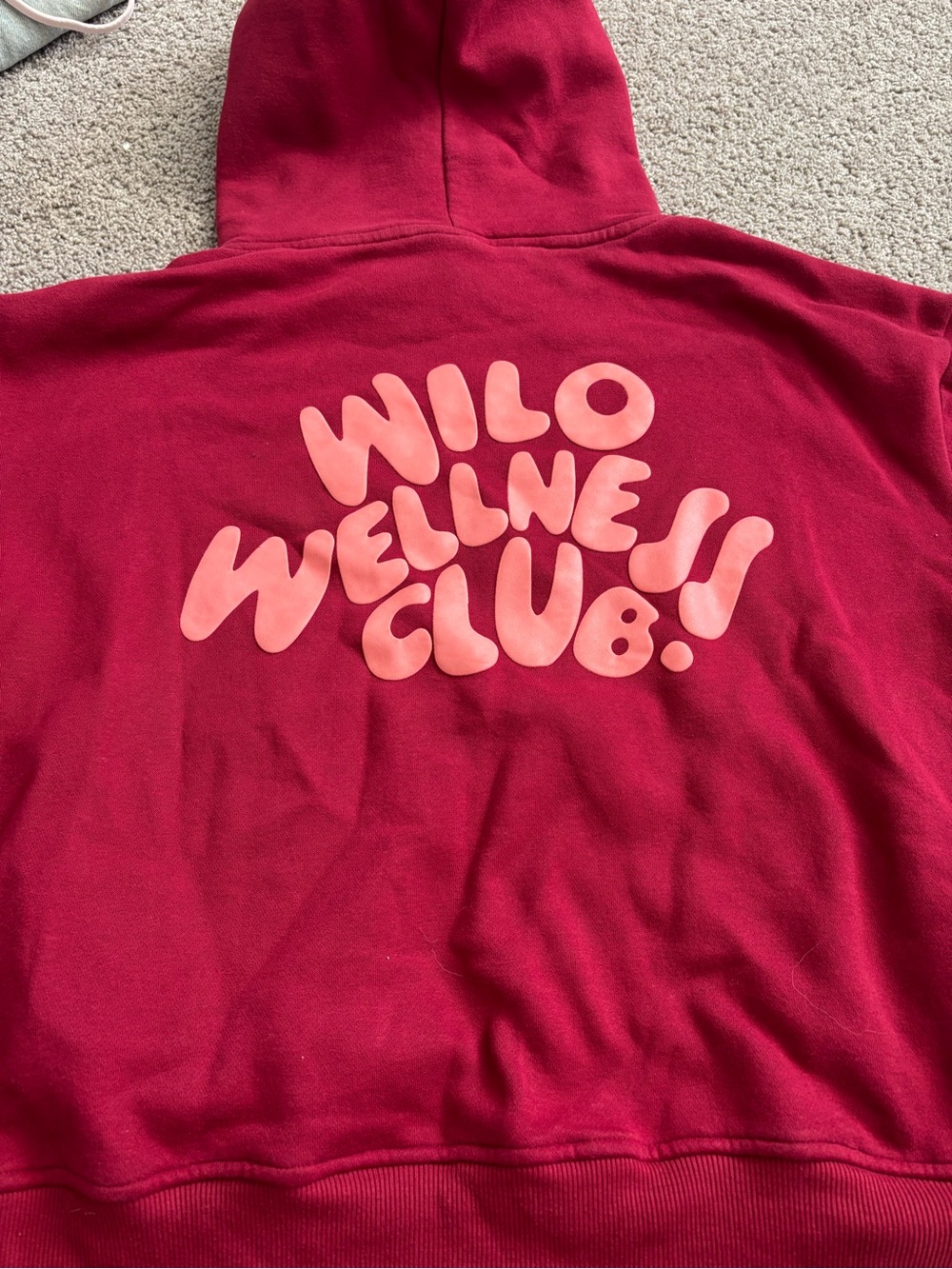 Wilo red hoodie